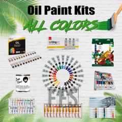 Oil Paint Kit Sets Art Supply Painting Lot Basic/Pro Student Colors 12/37/200 ml
