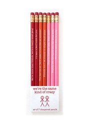 SNIFTY We re Same Kind Crazy Pencil Multicolor Set of 7 Standard Functional