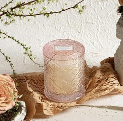 LA JOLIE MUSE Santal Rose Scented Candle – Saffron, & Pack 1,