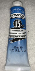 WINSOR & NEWTON, WINTON OIL COLOUR 37ML COBALT BLUE HUE