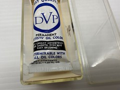 Vintage Da Vinci Oil Color 37ml Olive Green 160 Oil Paint NEW NOS Made USA