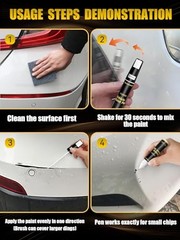 Bronze Touch Up Paint for Cars, Car Scratch Repair Champagne Gold Bronze Map