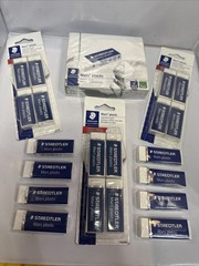 40 Piece STAEDTLER Mars Plastic Erasers 20 Pack Plus 20 Other White Latex-Free