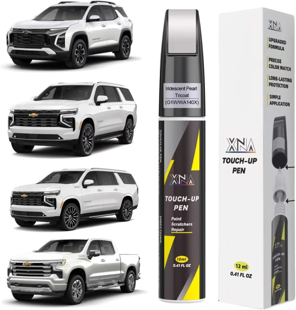 XNA Car Touch Up Paint (Iridescent Pearl Tricoat(G1W/WA140X)) for Chevrolet, 2 i