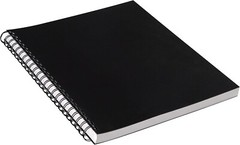 Versatile 9″ x 12″ Black Poly Sketch Book, 75 Acid-Free Sheets for All Artists