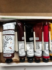 Vintage Bellini Bocour Artist Oil Colors Thrift Pack 17 Tube Paint Set USA