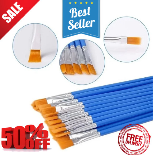 20pcs Artist Paint Brush Set Watercolour Oil Acrylic Fine Art Craft Painting Bru