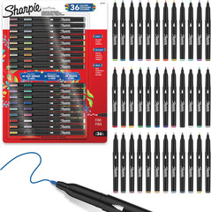 Creative Markers Variety Pack, Water-Based Acrylic Paint Markers, Fine Tip, Asso