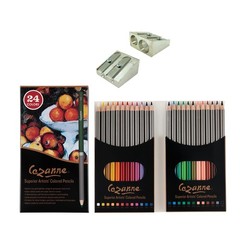 Cezanne Superior Artists’ Colored Pencils – Set of 24 artist-quality Color Pe…