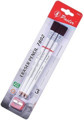 4 Piece Office Writing Set With Pencil Brush Eraser And Drawing Tools