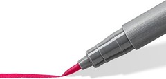 Staedtler Pigment Brush Pen – Pack of 12 – Basic Colours – (371 C12-1)