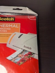 Scotch Thermal Laminating Pouches 4 X 6 20 Per Pkg
