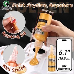 NEW 50ml Marie’s Metallic Acrylic Paint Pearlescent white Pigment for DIY Art