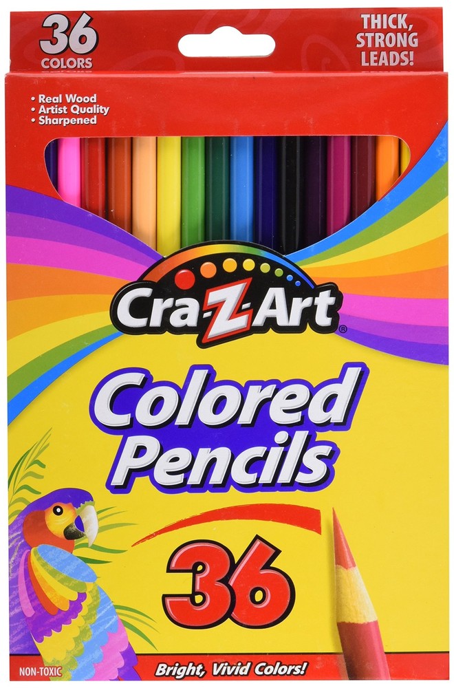 Cra-z-art 36Ct Colored Pencils, Back To School Supplies, Office Product