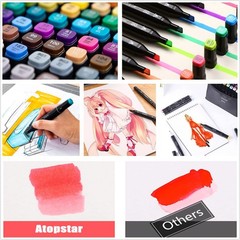 80 Colors Dual Tip Alcohol Markers – Art Supplies for Kids & Adults, Drawing & C