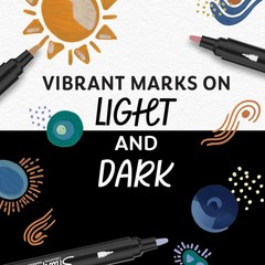 Sharpie Creative Markers, Warm Tones, WaterBased Acrylic Markers, Fine Tip, 1…