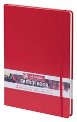 Sketchbook Red 21X29,7 cm, 140 Grams