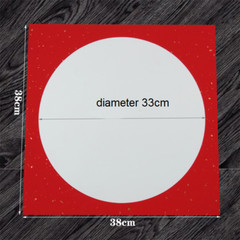 10X Blank Chinese Rice Xuan Paper Card Calligraphy Painting Square Round 38cm
