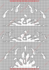 DRP1000W Real Drips Water Based Vinyl Masking/ Stencil Kit