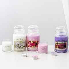 COCODOR Unscented Tealight Candles / 100 Pack 100P, White(unscented)
