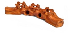 Red Wingceltis Wood Brush Rest Hand-Carved Painting Calligraphy Sumi-E Tool