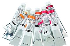 – AKADEMIE® Oil, basic assortment 8 x 60 ml tubes, 79 011 097, fine artist oi…