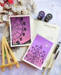 24 Sheets A4 300gsm 60% Cotton Cold Pressed Watercolor Sketch Paper Pad Book