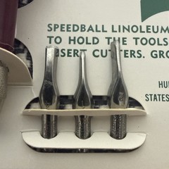 Vintage Speedball Linoleum Cutters Assortment No. 2 Product No. 4132-USA