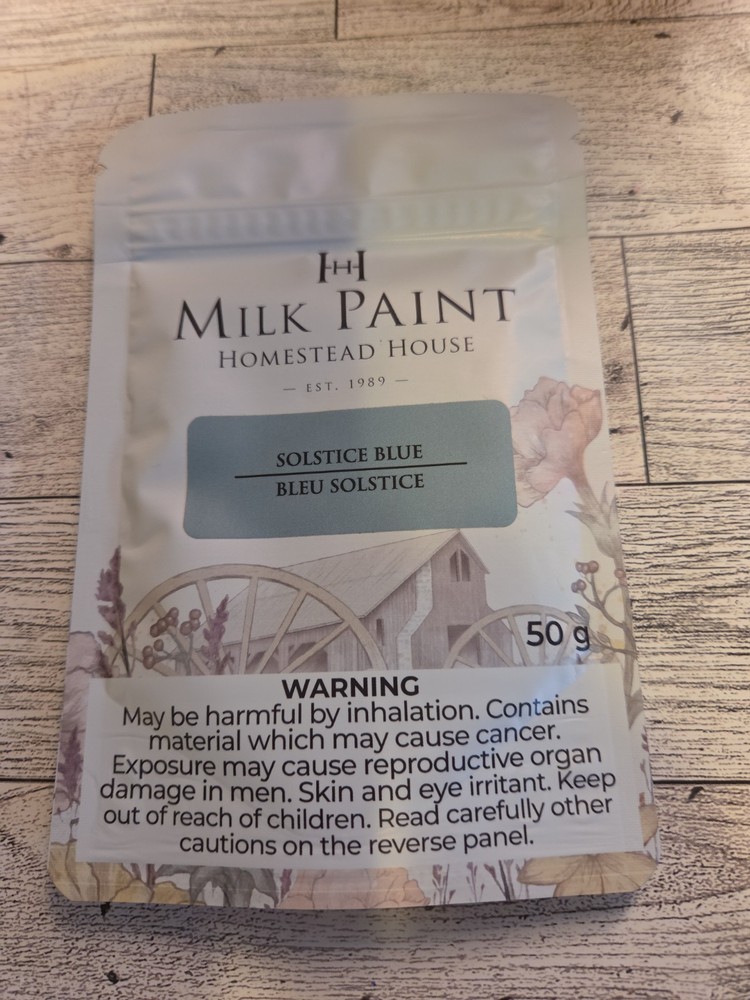 Homestead House Milk Paint Color Solstice Blue 50g New In Package