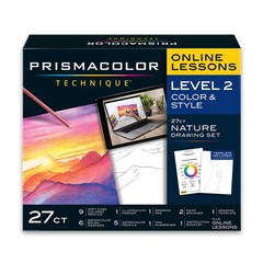 Technique Art Supplies And Digital Art Lessons Nature Drawing Set Level 2 Waterc