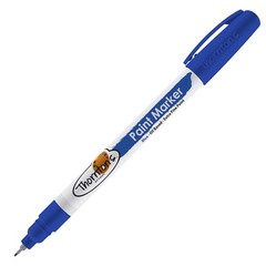 Thornton’s Art Supply Oil-Based Paint Marker, Extra Fine Point, Blue Ink