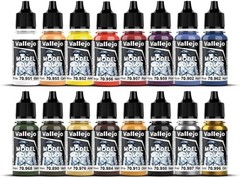 Basic Colors Acrylic Paint Set | 16 Bottles x 18ml