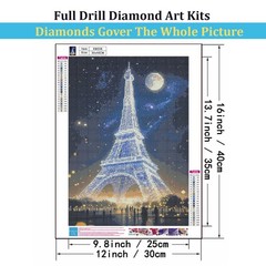 Mosaflare 5D Diamond Painting 12×16 inches, KM575-1