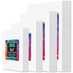 24-Pack 𝗣𝗥𝗘𝗠𝗜𝗨𝗠 Canvas for Painting, 6 of 5×7, 8×10, 9×12,11×14 Painti…