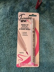 Inc. Journaling Micro Tip Brush Pens, 1-ct. Blue Or PinkArchival Ink Calligraphy