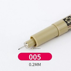 Sakura Pigma Micron Pen Black Archival Ink Fine Line Drawing Marker 005-08