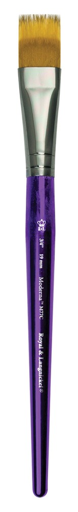 Royal Moderna Synthetic Flat Comb Artist Paint Brush- (3.49-6.99 ea)