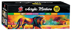 TBC The Best Crafts 168 Colors Acrylic Paint Markers