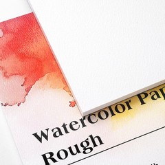 710 Watercolor Paper Block Textured Rough 100% Cotton 140lb/300gsm 22 Sheets