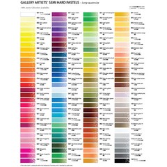 MUNGYO Gallery Artists’ Semi Hard Pastels 36 Colors High-end Pastel MPL-36
