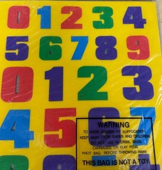 Dollar General 3D Sponge Stickers Craft Kit – Construction Vehicles & Numbers 2