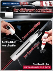 Octane Red(PRV/NRV) Car Touch Up Paint for Dodge, Color Accurate Two-In-One Car