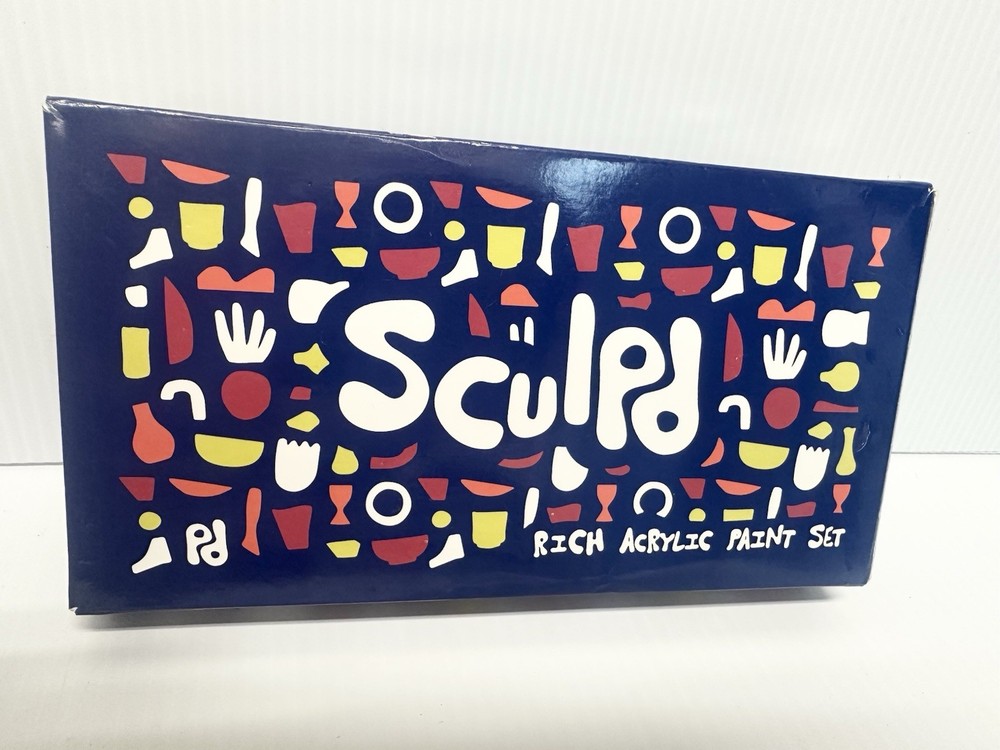 Sculpd Rich Acrylic Paint Set 4 x 22ml Tubes Colour Rich Acrylic Colors