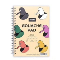 Gouache Pad 7X10”(98lb/160g) 50 Sheets Mix Paper Pad, Side Wire Bound, Fine …