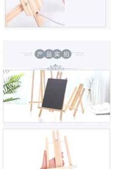 Wooden Easel Painting 20cm 24cm 30cm 40cm 50cm Height Folding Desktop Display