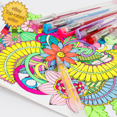 320 Pack Gel Pens Set, 160 Colors Gel Pen with 160 Refills for Adult Coloring B