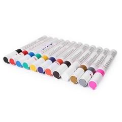 7PC White Paint Pen Marker Waterproof Permanent Car Tire Lettering Rubber Letter