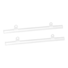PVC Poster Hanger Rail Strip 25cm/10inch with Clips,2 Set