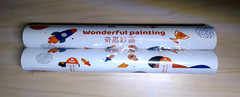 Children’s Drawing Roll Paper, 2 Rolls Each Coloring vehicle