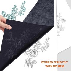 psler 100 Sheets Carbon Paper Sheets, Transfer with A4, Black
